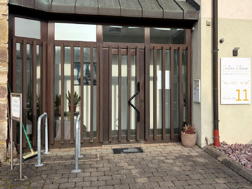 Eingang zur Praxis